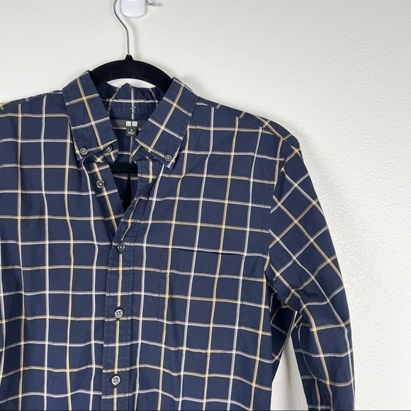Uniqlo Long‎ Sleeve Button Up Sz S - Picture 3 of 6